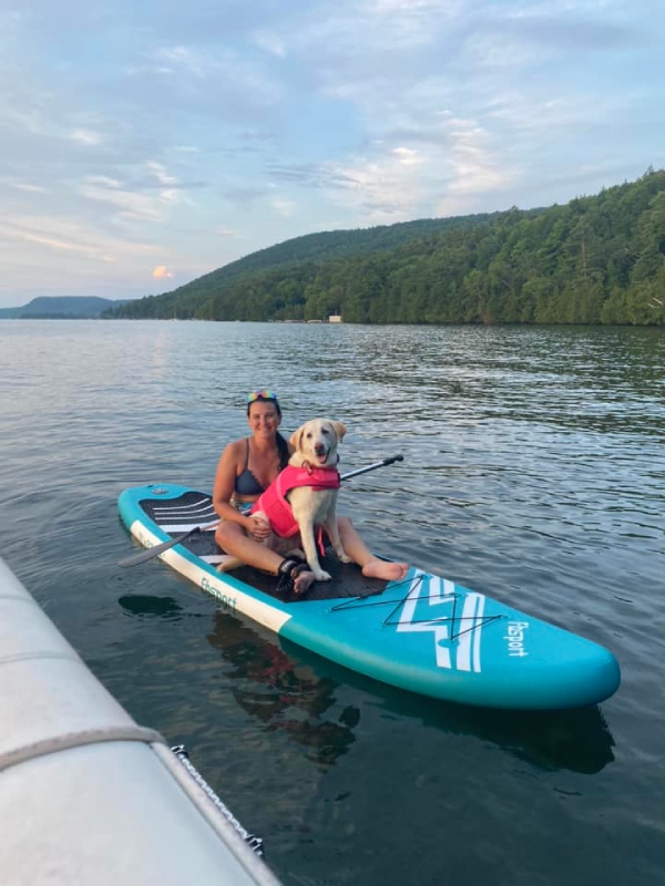 dog paddleboarding lake george ny
