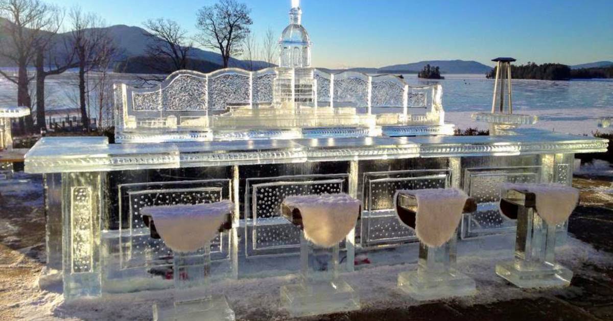 2021 Lake Ice Bars in NY's Southern Adirondacks
